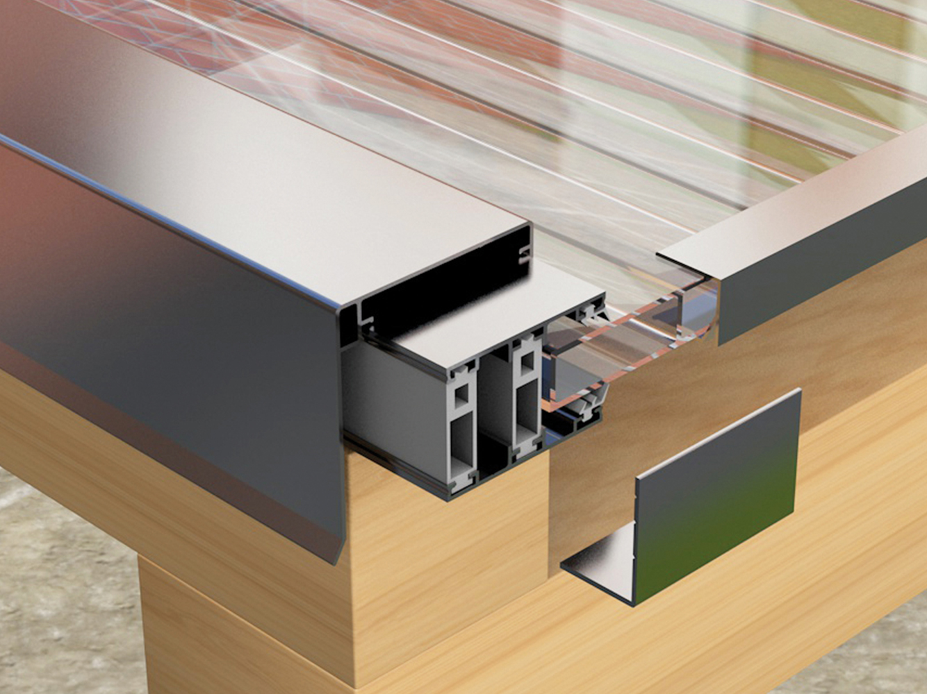 Komplettsystem für Stegplatten