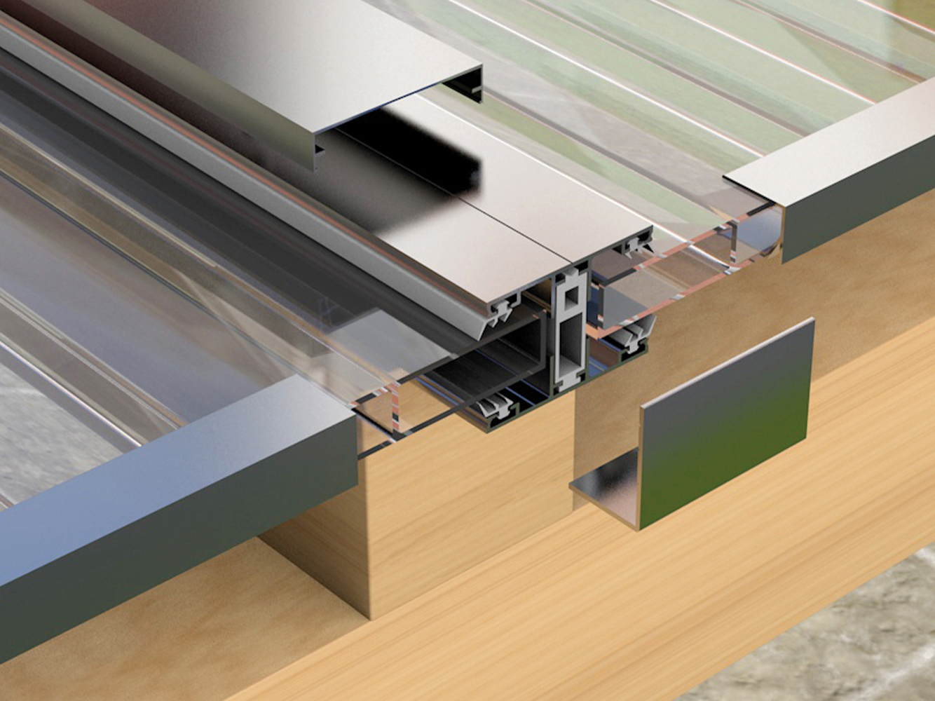 Komplettsystem für Stegplatten